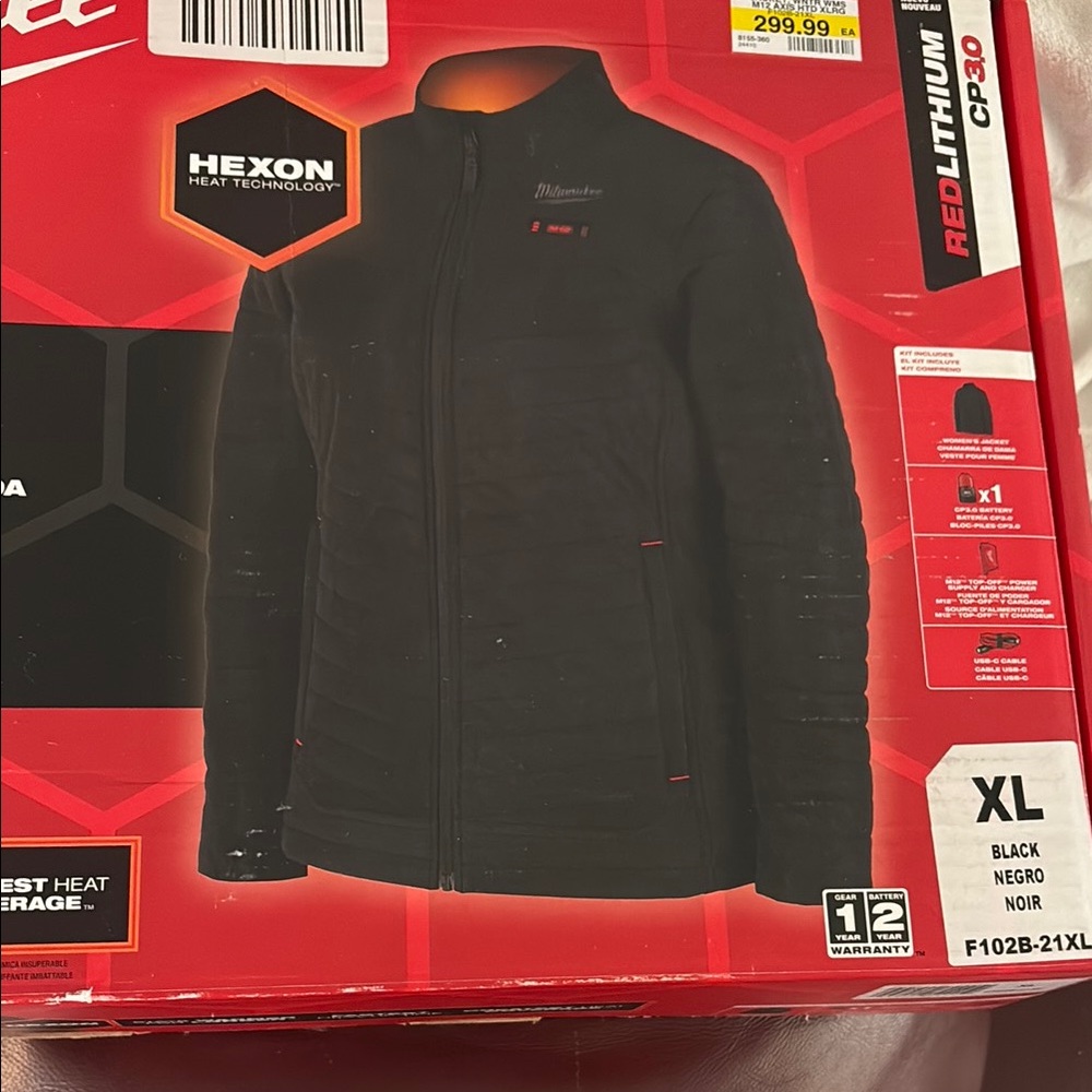 Milwaukee Black Utility Jacket with High Collar